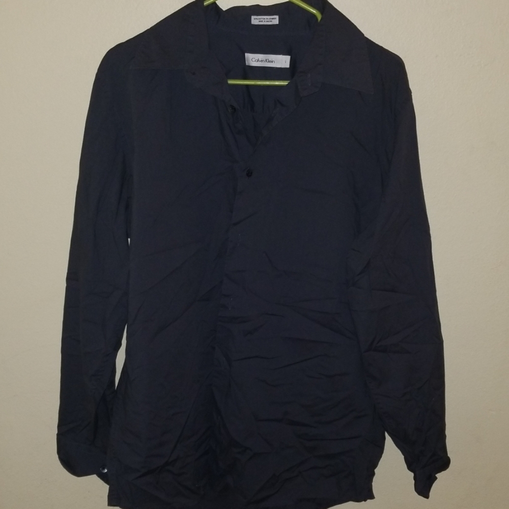 Calvin Klein L mens  Collared button-down